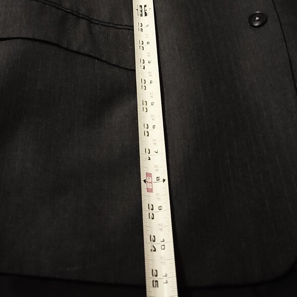 Blair Underwood Men 2 Piece Gray Pinstriped Suit - Picture 16 of 16